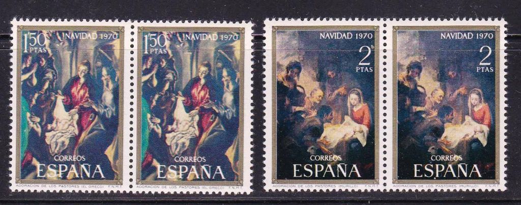 Испания  1970 г  MNH - пары - фото фото фото 0