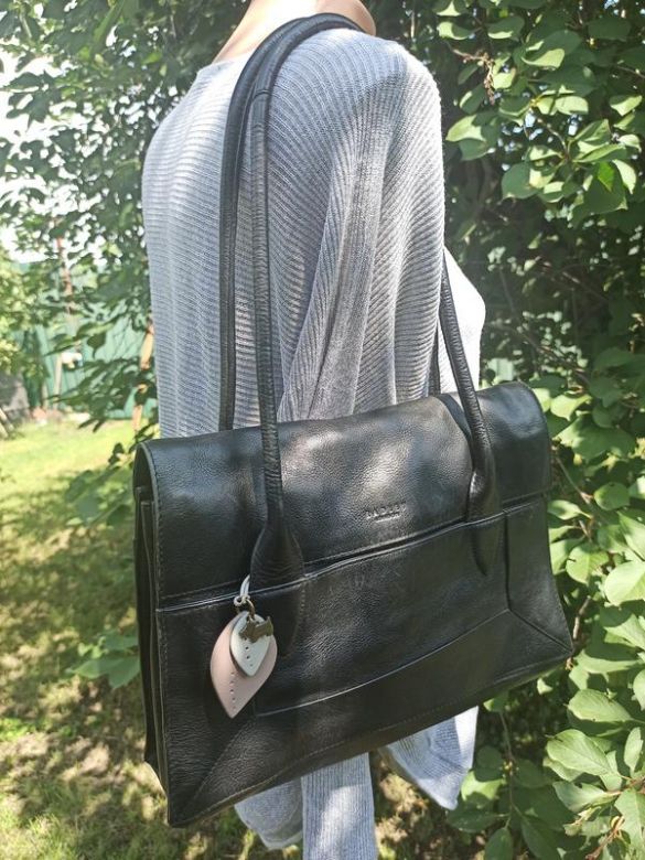 Шкіряна чорна сумка radley - фото фото фото 0