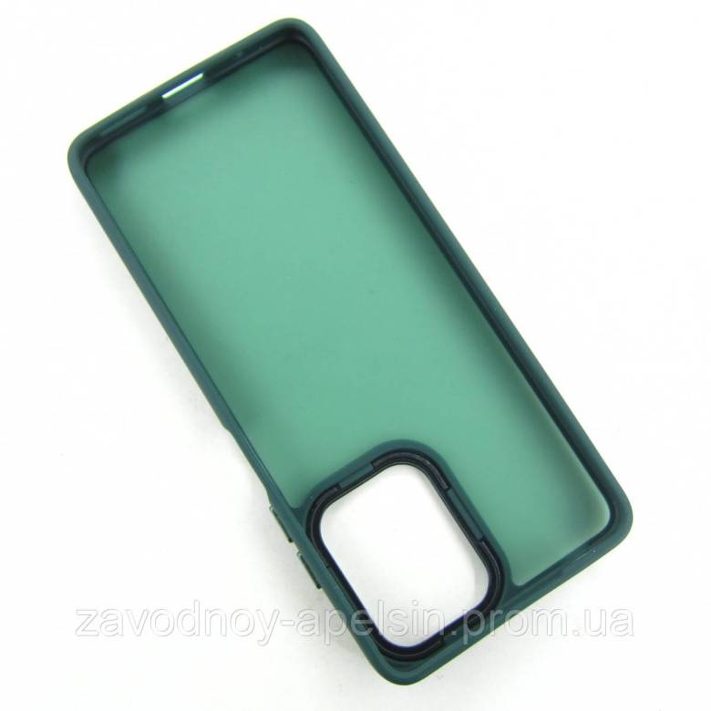 Motorola Moto G24 Матовый чехол Frame TPU+PC (зеленый) - фото фото фото 1