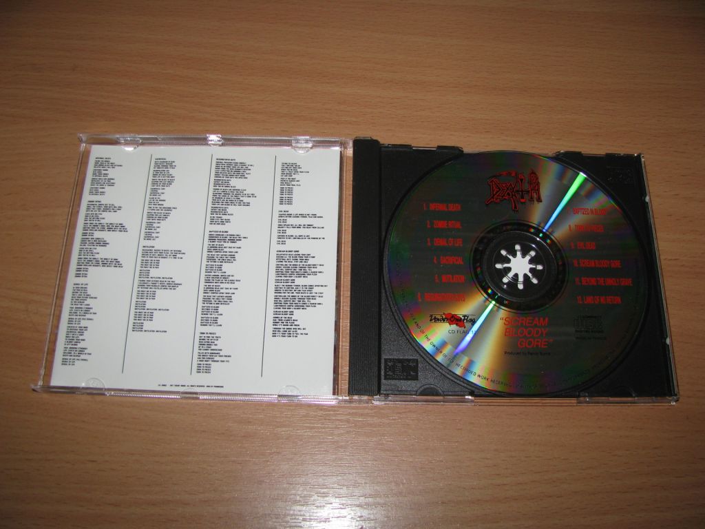 DEATH - Scream Bloody Gore     (1987 Under One Flag 1st press,UK) - фото фото фото 1