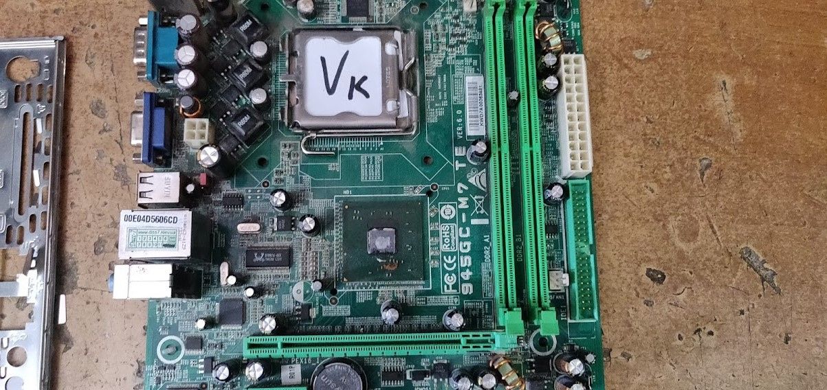 Мат. плата Biostar 945GC-M7 TE Ver:6.0 LGA775 i945GC SATA MicroATX 2DDR2 № К222705 - фото фото фото 1