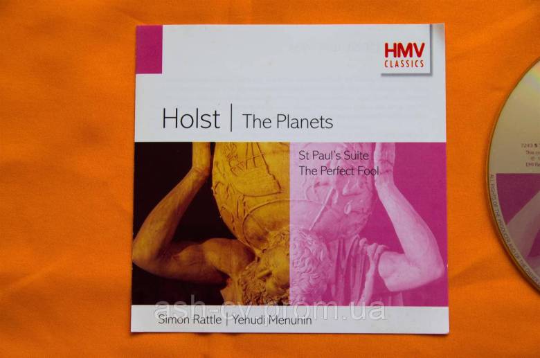 Музичний диск CD. HOLST - The Planets 1997 - фото фото фото 1