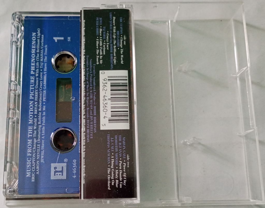 VARIOUS Music From The Motion Picture Phenomenon. Cassette  US - фото фото фото 1