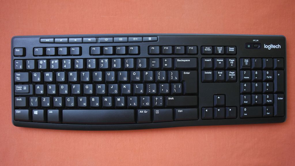 (1) Беспроводная клавиатура Logitech K270 - фото фото фото 0