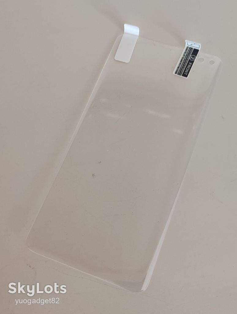 Чехол Samsung s10 plus + защитная пленка изогнутая - фото фото фото 2