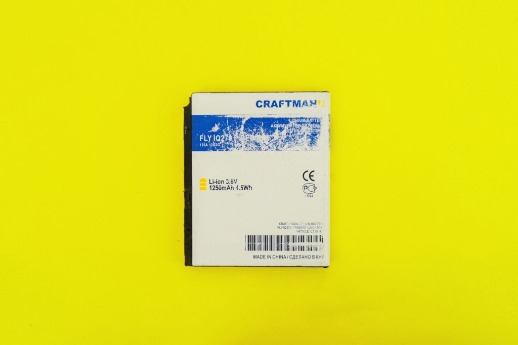 Аккумулятор акб CRAFTMANN FLY iQ270 Firebird BL4008     (1250 mAh) - фото фото фото 1