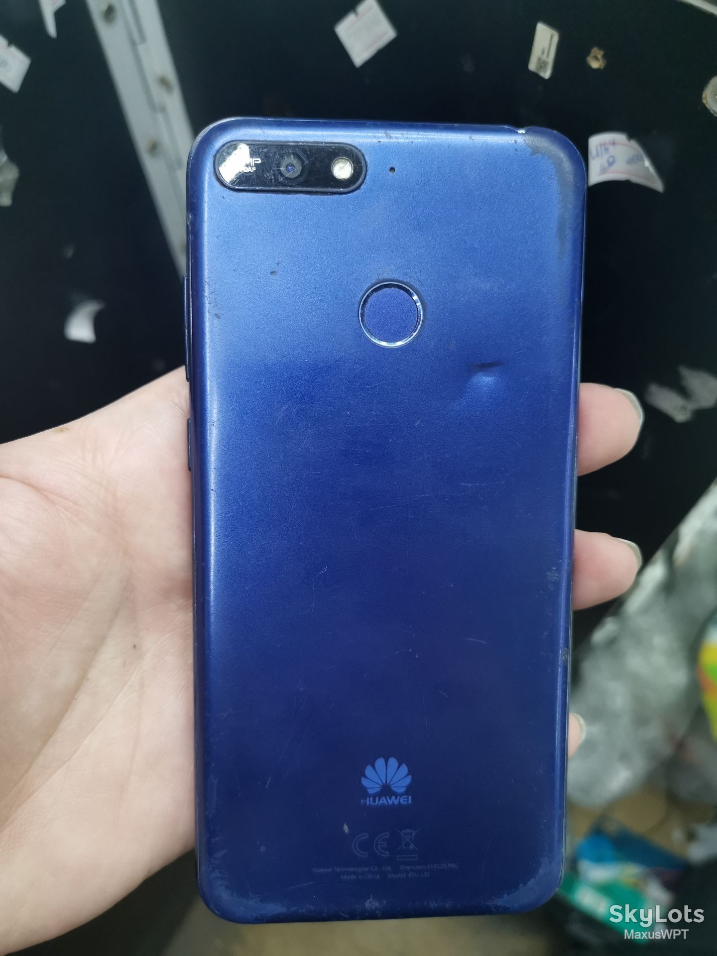 #289 Sklad huawei y6 Prime 2018 blue Atu-L31 - фото фото фото 1
