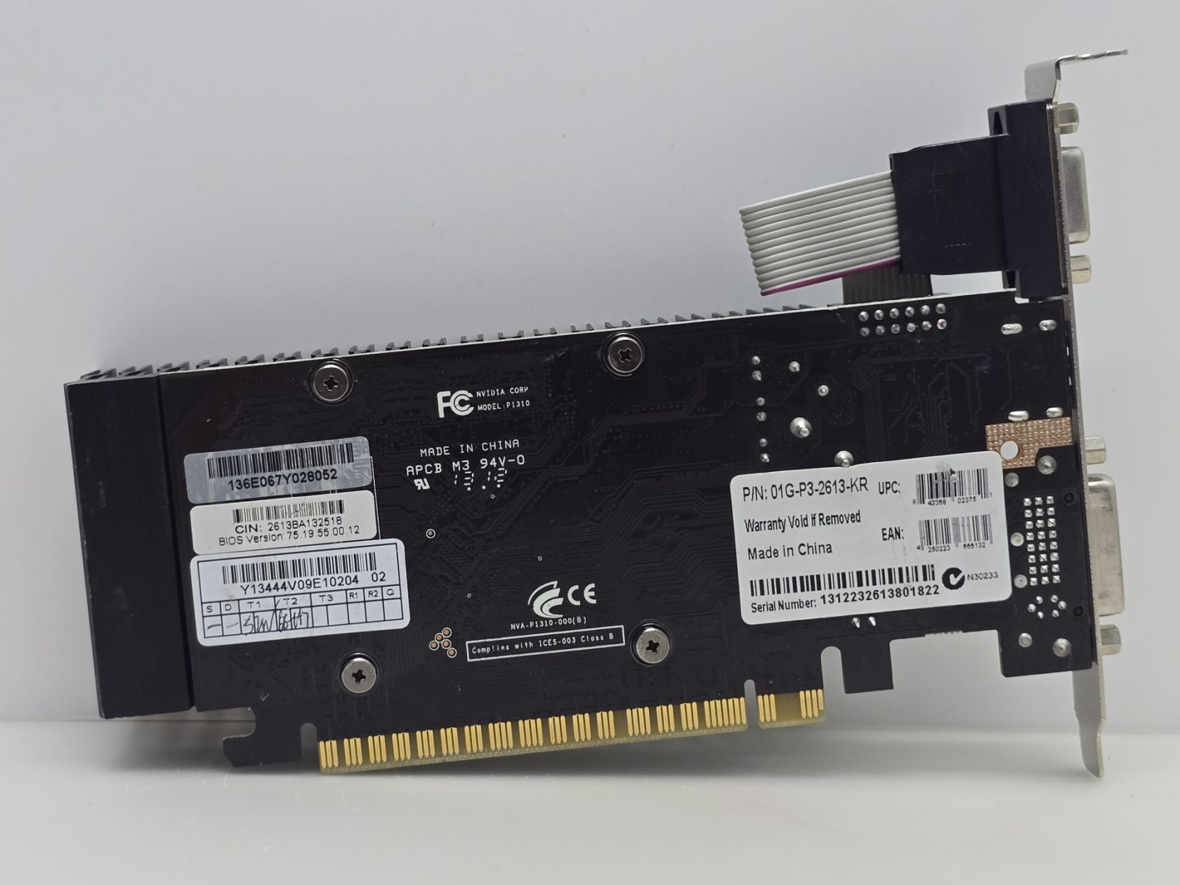 Видеокарта EVGA GeForce GT 610 1GB   (GDDR3,64 Bit,HDMI,PCI-Ex,Б/у) - фото фото фото 2