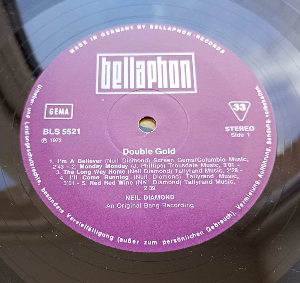 NEIL DIAMOND Double Gold 2LP EX+ - фото фото фото 3