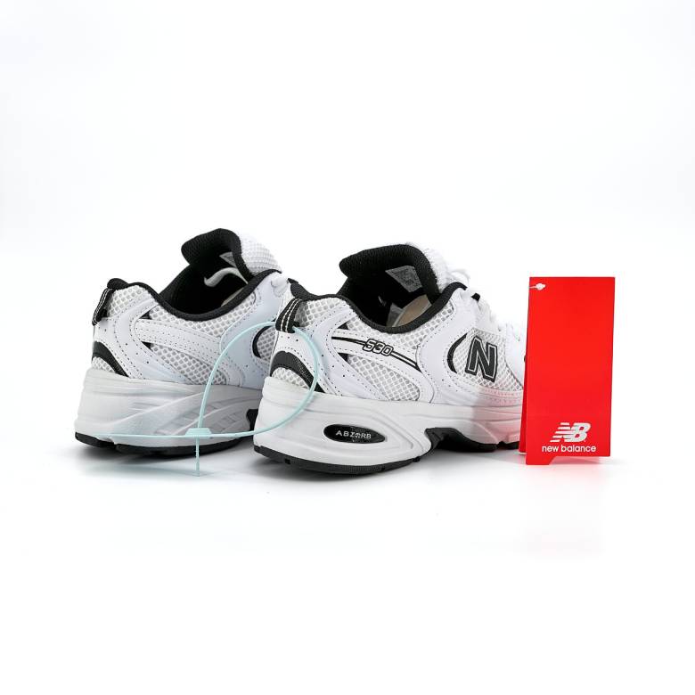 New Balance 530 White Black Logo 37 - фото фото фото 2