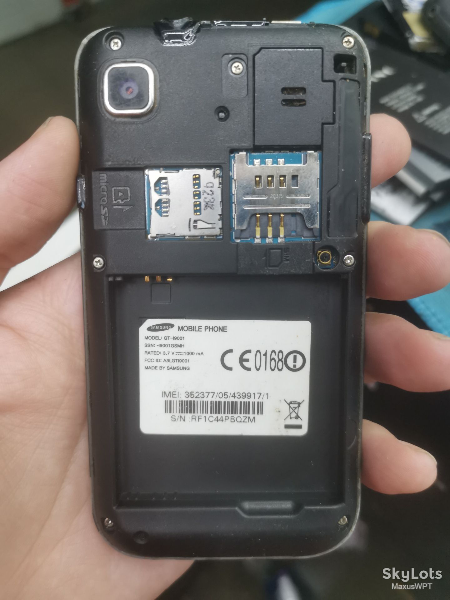 #392 Sklad Samsung s Plus I9001 black - фото фото фото 2