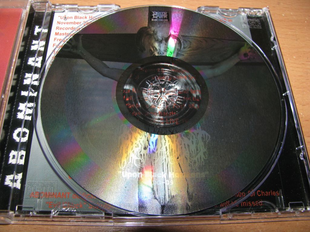 ABOMINANT - Upon Black Horizons   (2002 Deathgasm 1st press,USA) - фото фото фото 2