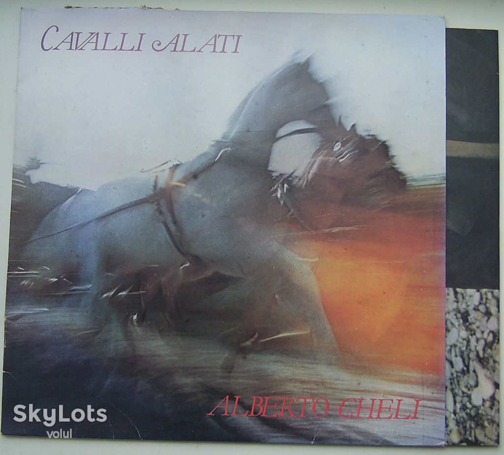 ALBERTO CHELI Cavalli Alati LP + Poster EX/VG- - фото фото фото 0