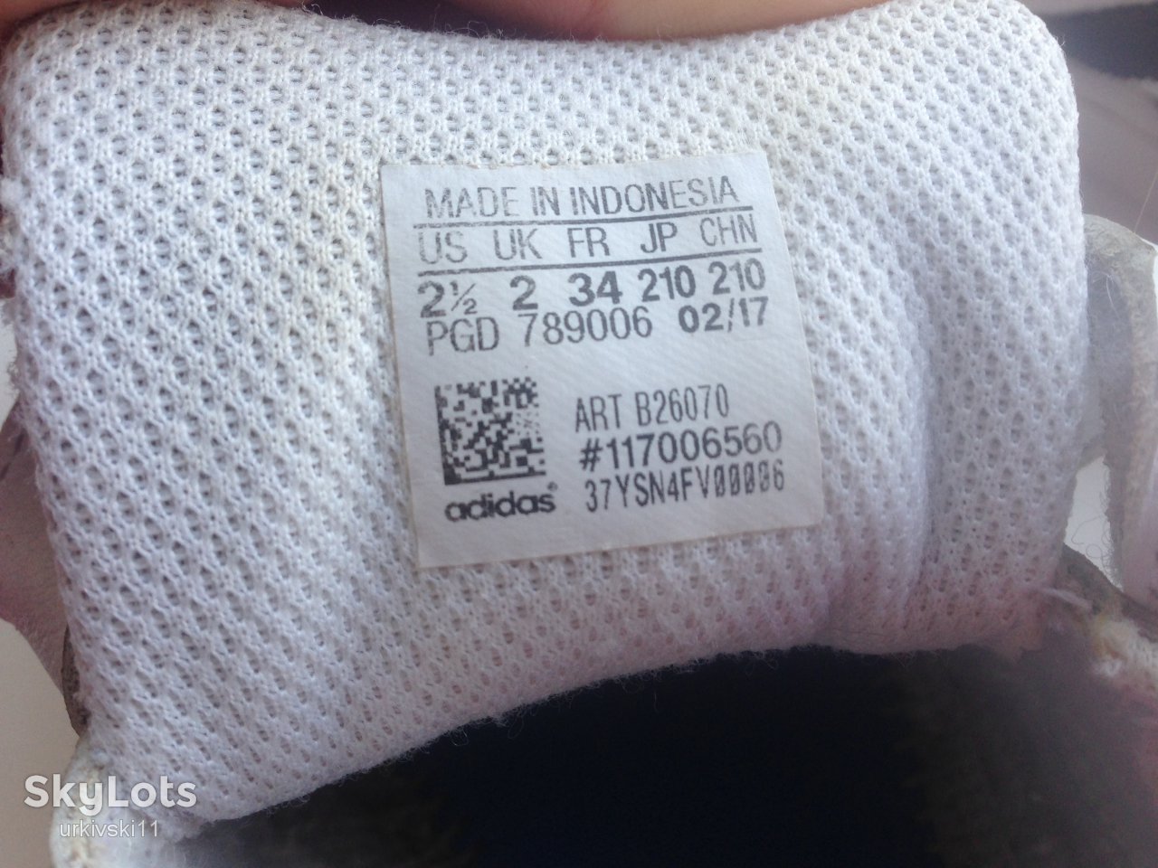 Кроссовки Adidas,нат.кожа,р.34,Индонезия,оригинал - фото фото фото 6