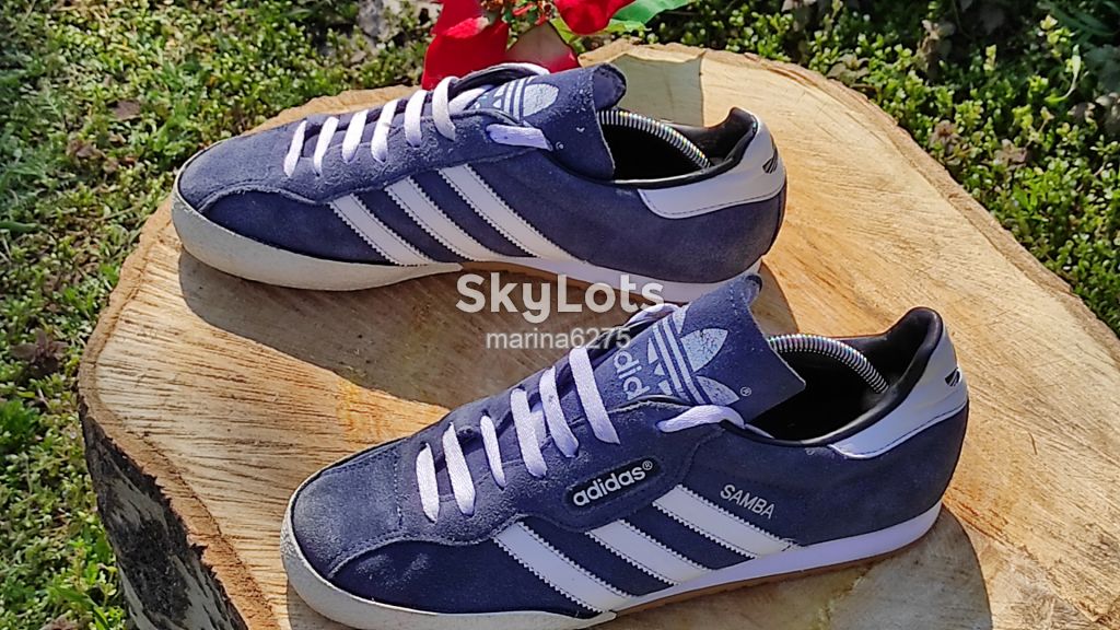 ADIDAS SAMBA~ЗАМШЕВЫЕ КРОССОВКИ ~ОРИГИНАЛ ИНДОНЕЗИЯ р 41 - фото фото фото 1