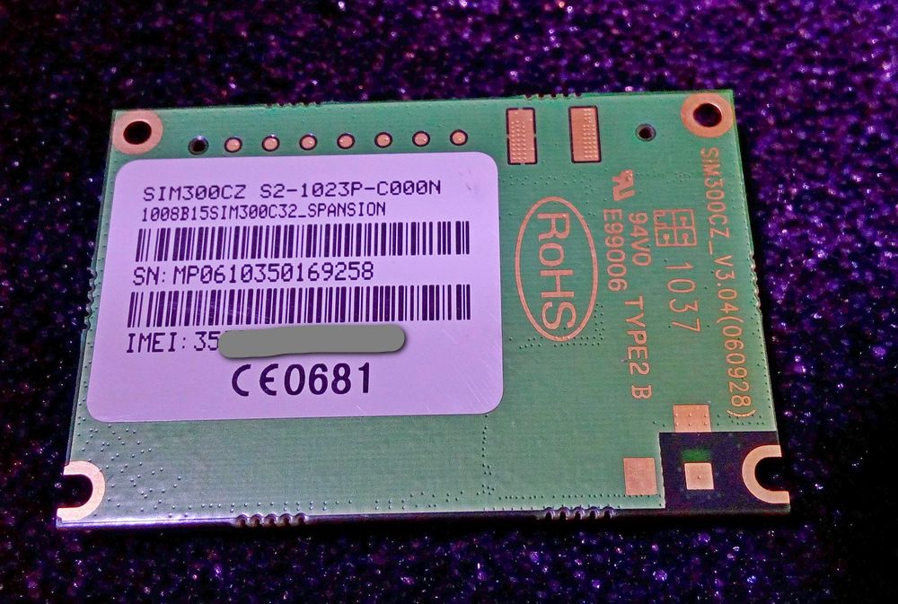 модуль SIM300CZ GSM/GPRS 900MHZ - фото фото фото 0