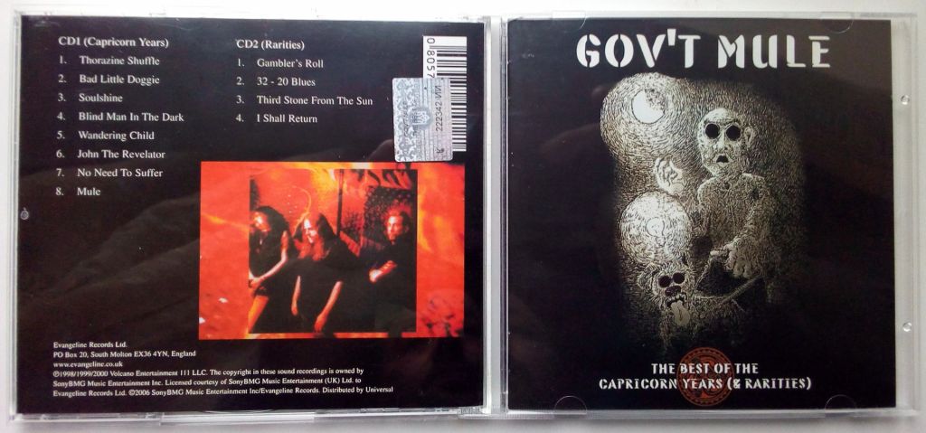 Gov’t Mule - Capricorn Years &amp; Rarities 2000   (2 CD) - фото фото фото 0