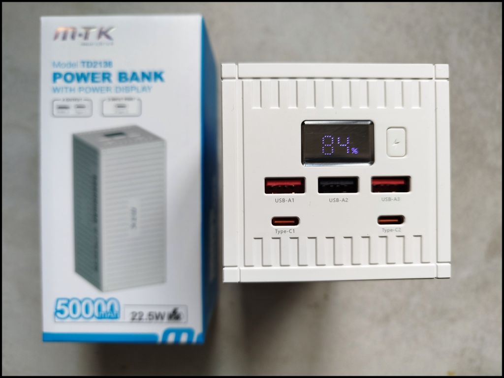 Повер банк M.TK 50 000mAh PD22.5W QC3.0 - фото фото фото 1