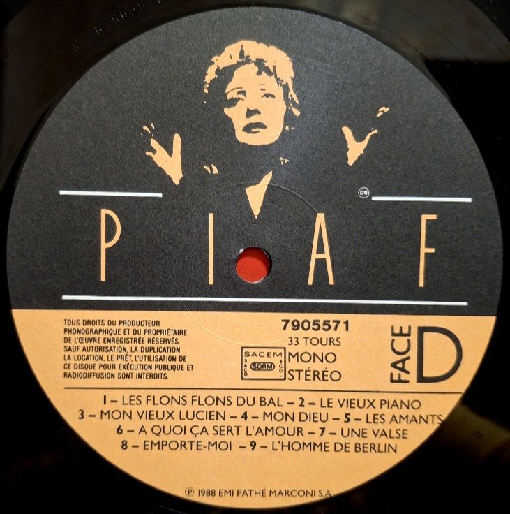 Edith Piaf - Piaf 25e Anniversaire - 1935-63.  (2LP). 12. Vinyl. Пластинки. France. - фото фото фото 10