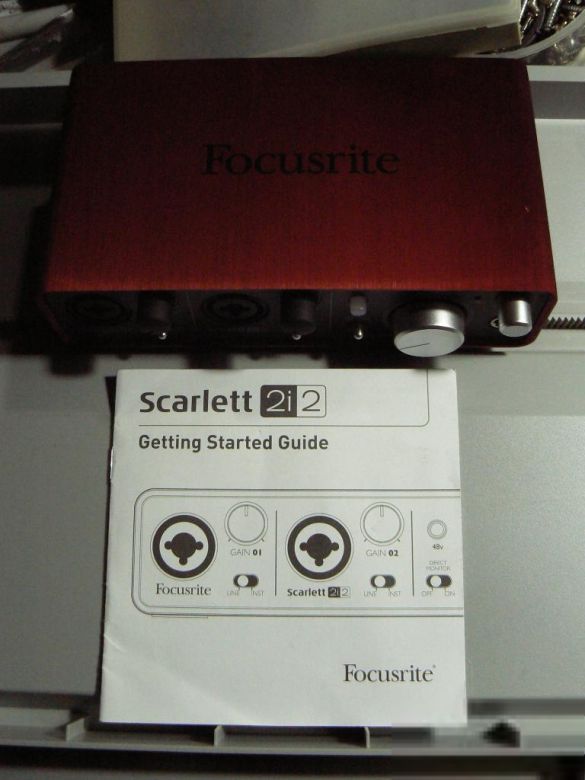 FOCUSRITE Scarlett 2i2  Аудиоинтерфейс - фото фото фото 6