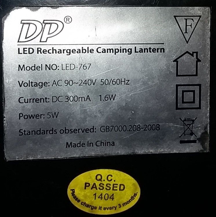 Ліхтарик кемпінговий DP LED Light LED-767           (76 світлодіодів) Red/Червоний - фото фото фото 3