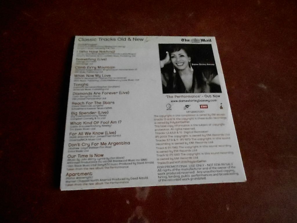 Shirley Bassey Forever CD фирменный б/у - фото фото фото 1