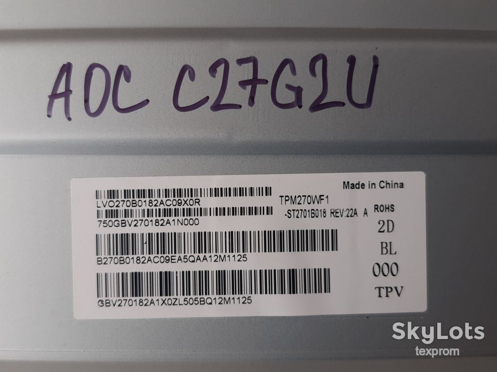 Монітор 27" AOC C27G2U Блок живлення - фото фото фото 4