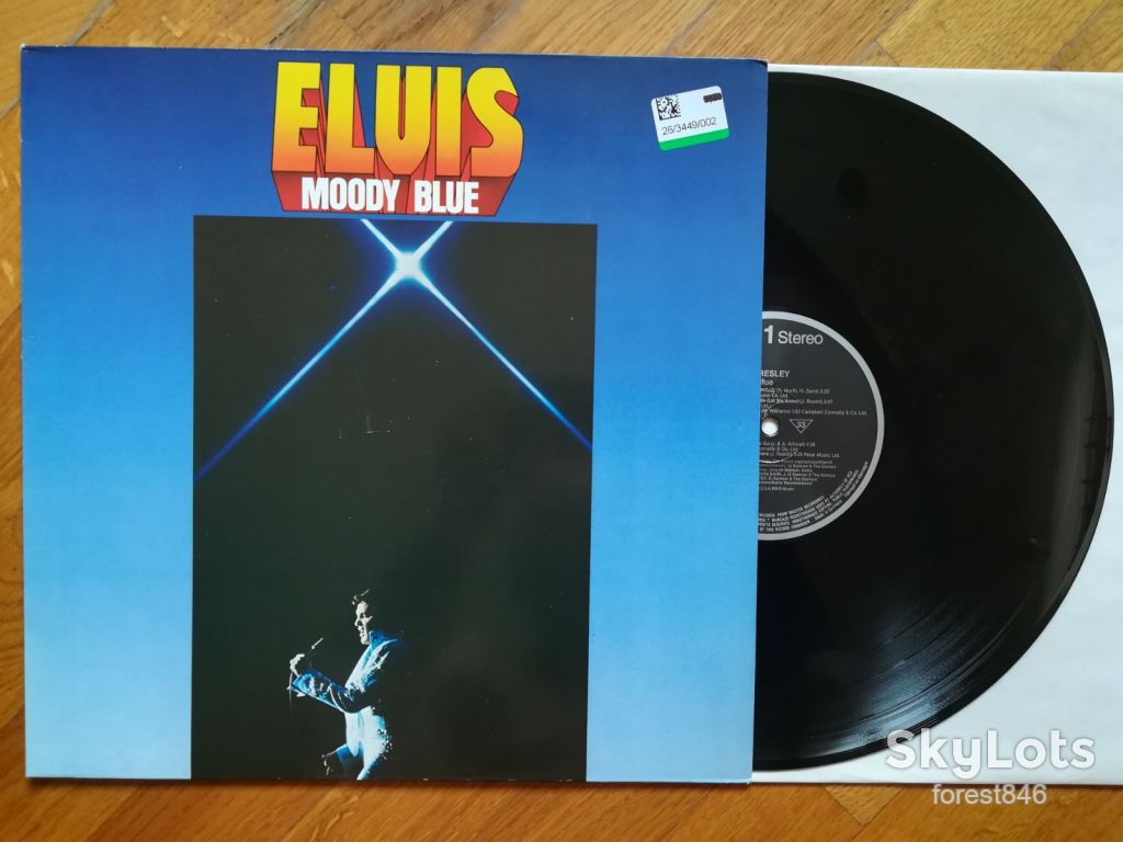 Elvis-Moody blue  (глянс. конв.)-NM+, Німеччина  (&amp;50) - фото фото фото 0