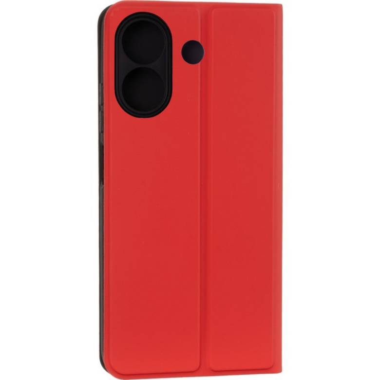 Чохол Fiji Shell для Poco C65 книжка з магнітом та захистом камери Red - фото фото фото 2
