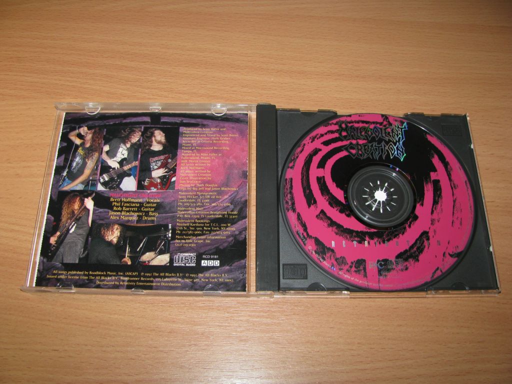 MALEVOLENT CREATION - Retribution    (1992 Roadracer 1st press,USA) - фото фото фото 1