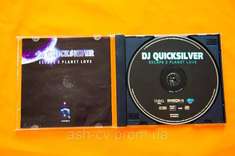 Музичний диск CD. DJ QUICKSILVER - Escape 2 planet love 1998 - фото фото фото 4