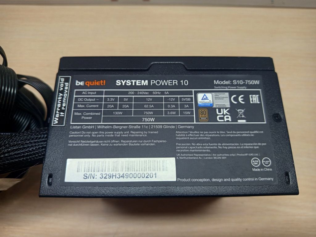 Блок живлення be quiet! System Power 10 750W  (BN329) - фото фото фото 2