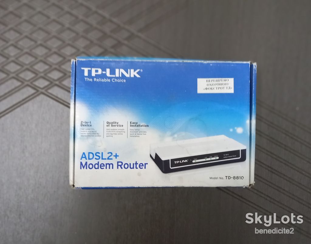 Модем маршрутизатор TP-Link ADSL 2+ модель: TD-8810 Новый - фото фото фото 5