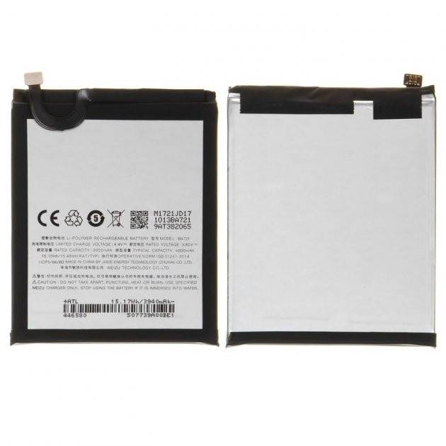 Аккумулятор Meizu BA721 M6 Note (3920 mAh) - фото фото фото 0