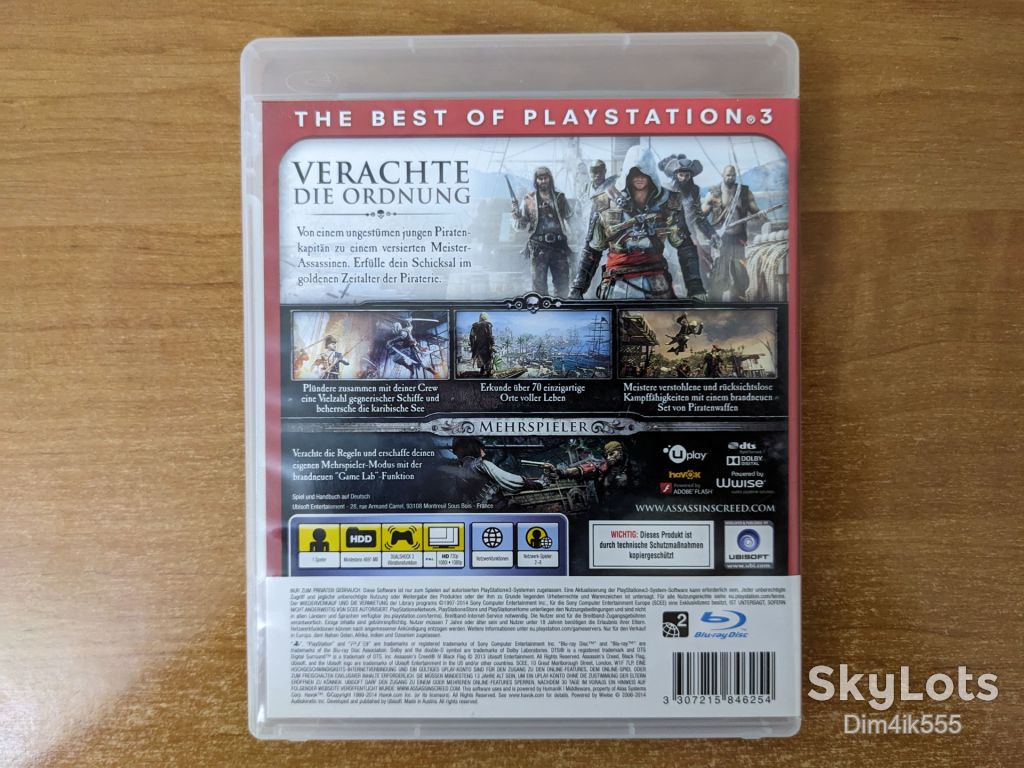 Игра Assassin's Creed 4 Black Flag для Sony PlayStation 3 - фото фото фото 1
