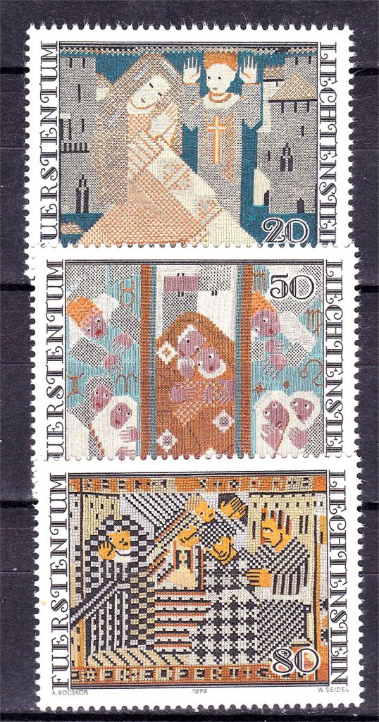 ZM Лихтенштейн  1979 г  MNH - искусство - - фото фото фото 0