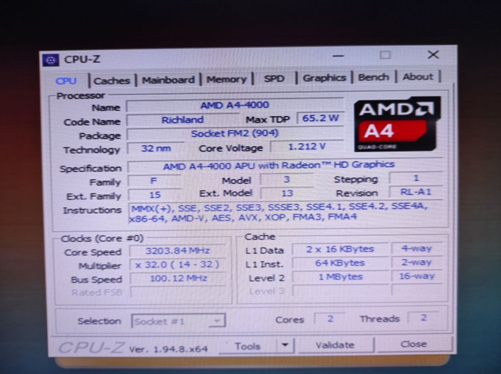Процессор AMD A4 - 4000 APU, FM2 - фото фото фото 3