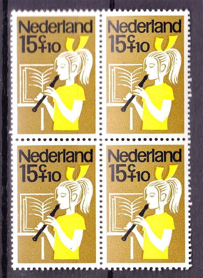EU  Нидерланды  1964 г  MNH  -  квартблок - фото фото фото 0