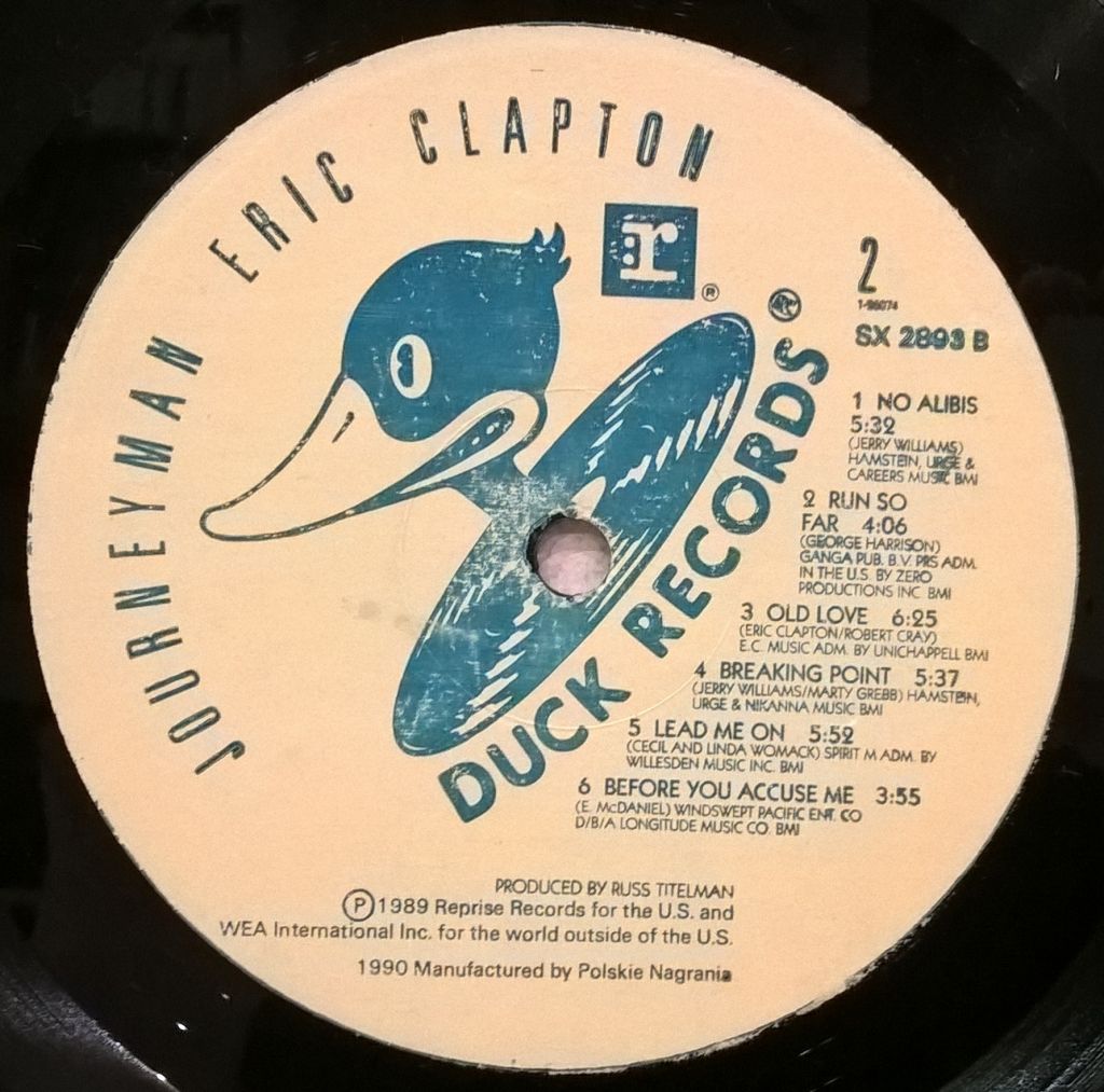 Eric Clapton - Journeyman - 1989.     (LP). 12. Vinyl. Пластинка. Poland. - фото фото фото 7