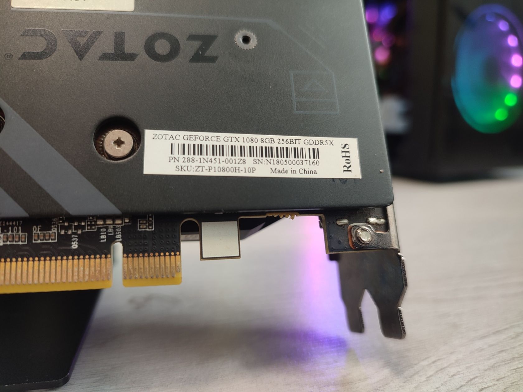 Видеокарта Zotac GeForce GTX 1080 8GB GDDR5X - фото фото фото 4