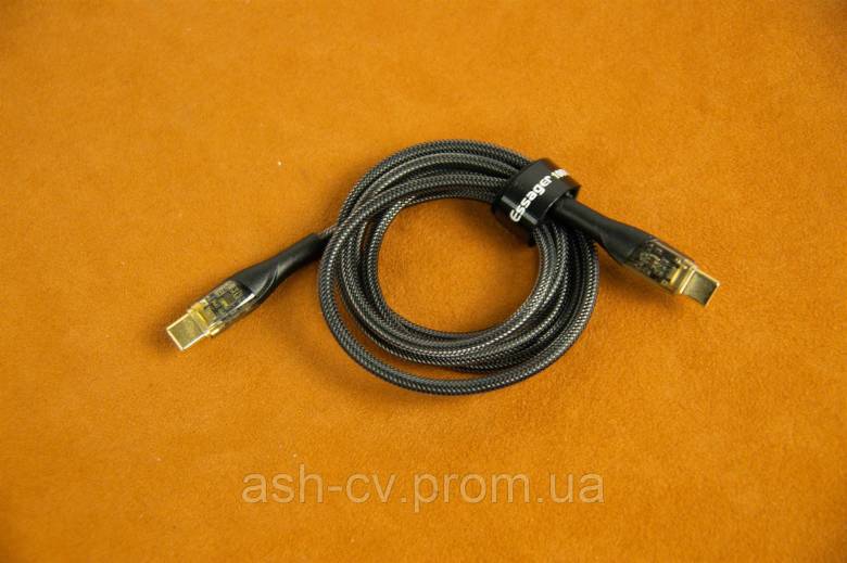 Високоякісний кабель Essager 100W USB-C PD Fast Charging Charger (Black 1m) - фото фото фото 8