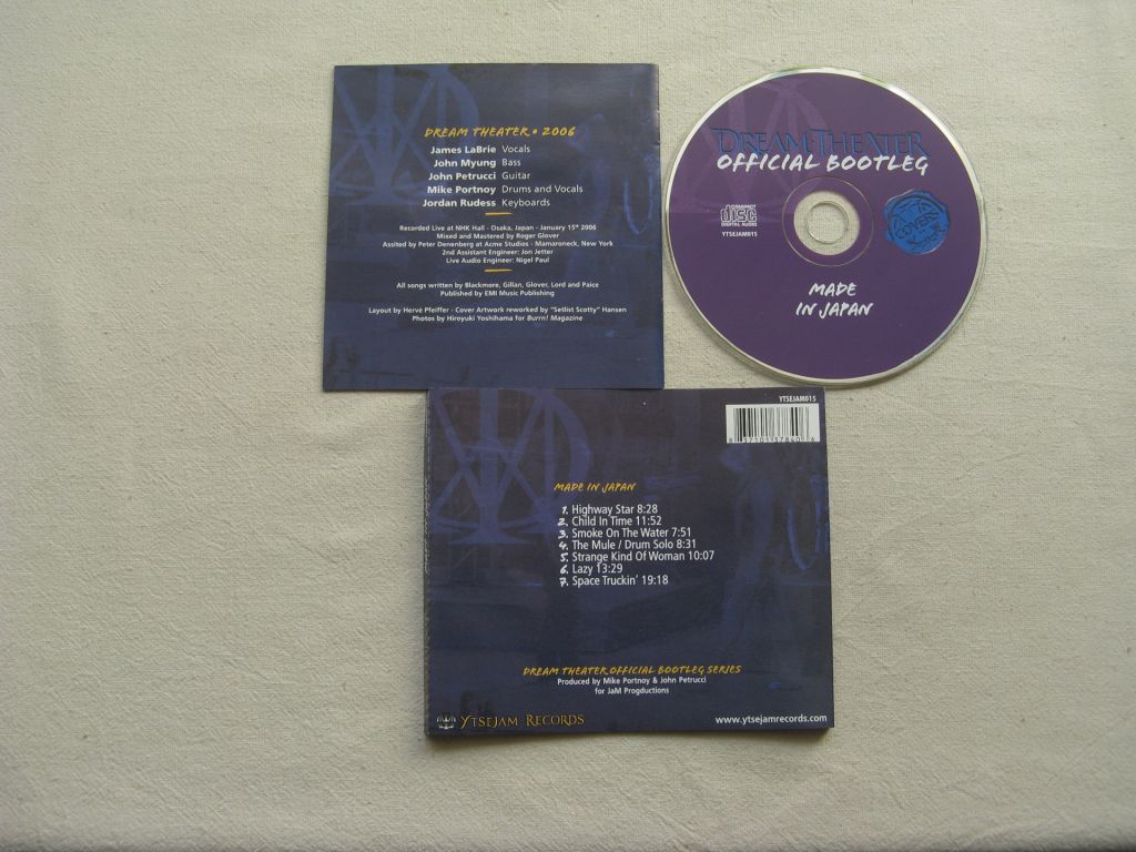 CD Dream Theater. Official Bootleg Made In Japan. 2006. - фото фото фото 2
