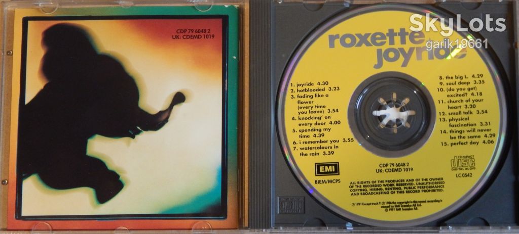 Roxette – Joyride  (EMI ‎– 7960482, EU) - фото фото фото 2