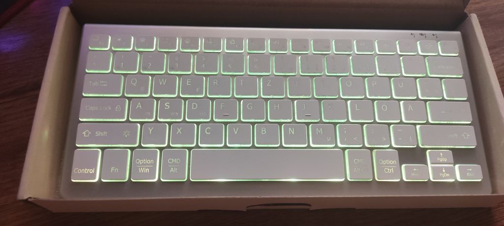 Бездротова клавіатура CACOE з підсвічуванням. Windows, macOS, Android, iPadOS и iOS - фото фото фото 4