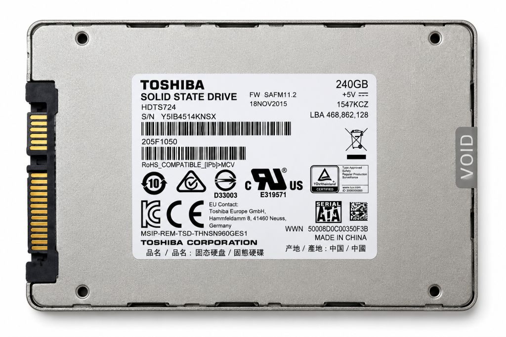 SSD диск 2.5 SATA 240GB Toshiba - фото фото фото 1