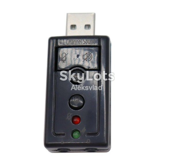 Внешняя звуковая аудиокарта USB 1шт с регулировкой - фото фото фото 1