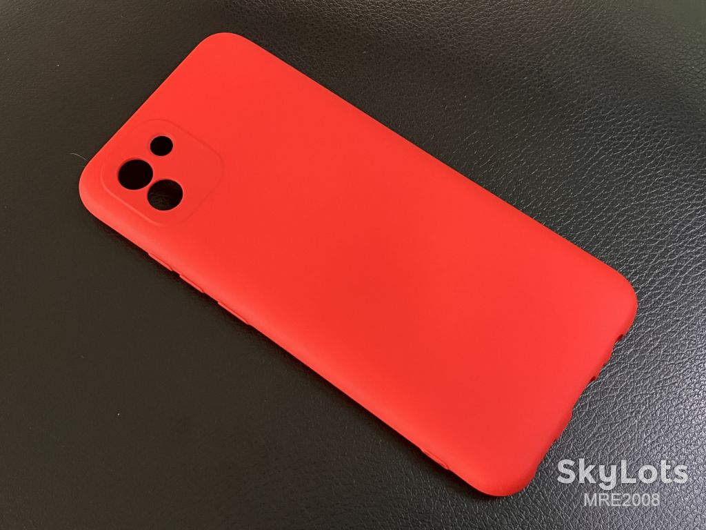 Чохол Silicone Case Full Camera для Samsung Galaxy A035 A03 red - фото фото фото 0