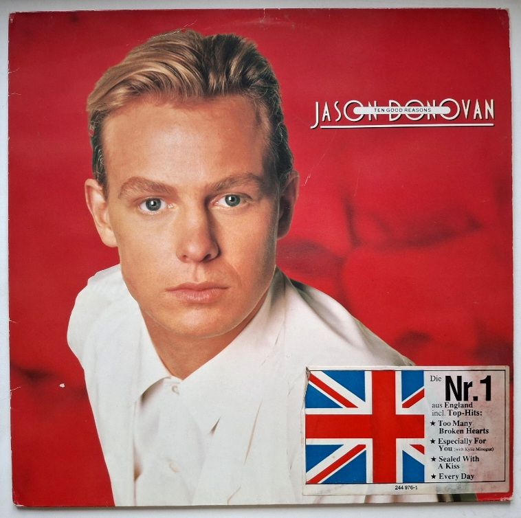 Jason Donovan - Ten Good Reasons - 1989.  (LP). 12. Vinyl. Пластинка. Germany. - фото фото фото 0