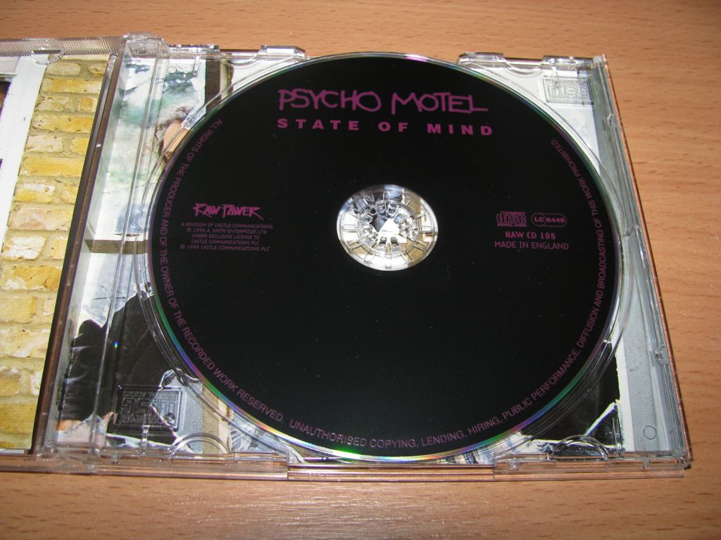 PSYCHO MOTEL - State Of Mind   (1996 Raw Power 1st press,UK) - фото фото фото 2