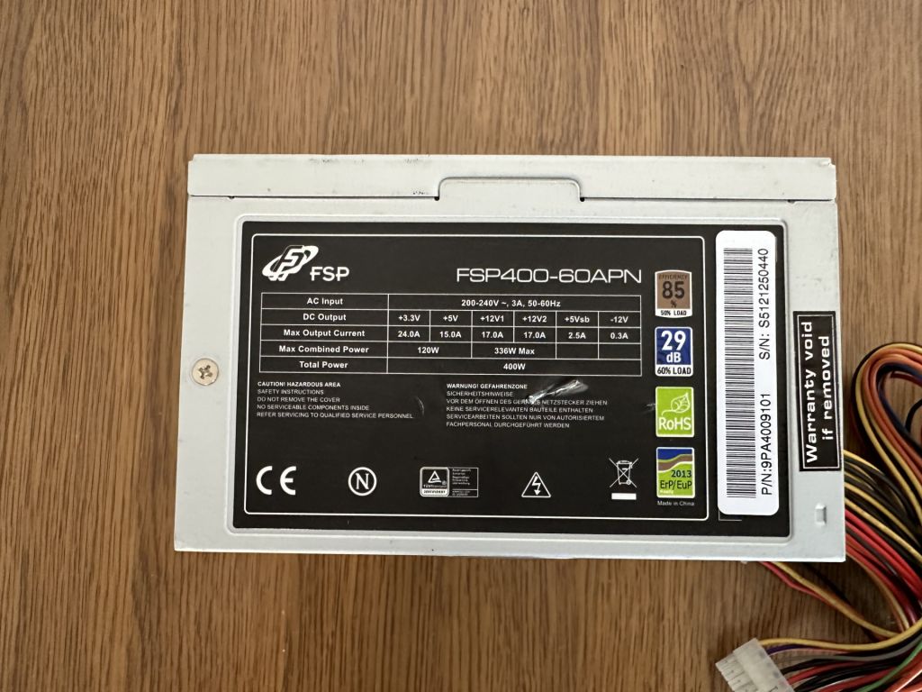 Блок живлення FSP FSP400-60APN           (85) 400wat 6 PIN - фото фото фото 0